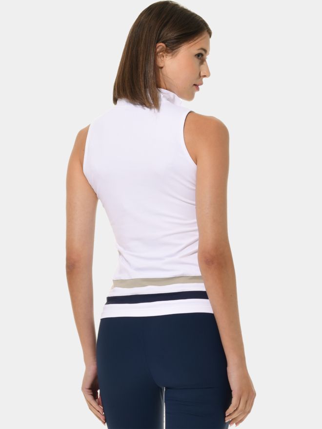 MDC Zip ohne Arm Polo mehrfarbig