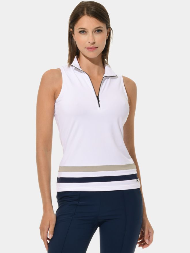 MDC Zip ohne Arm Polo mehrfarbig