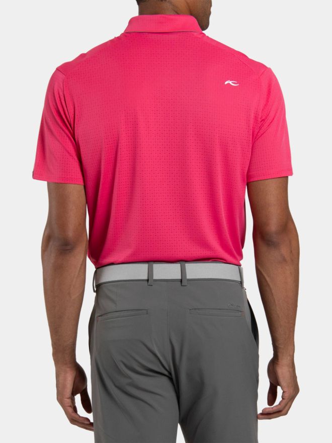 Kjus Men Savin Structure Halbarm Polo rot