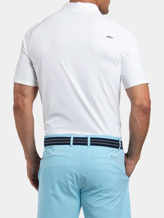 Kjus Men Cool Point Halbarm Polo weiß