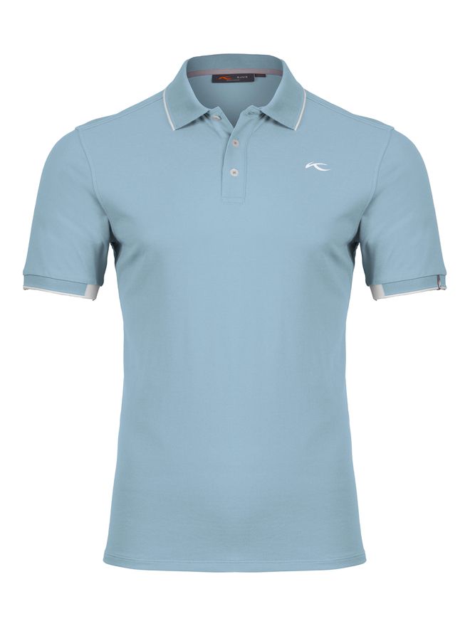 Kjus Men Stan 2.0 Halbarm Polo hellblau