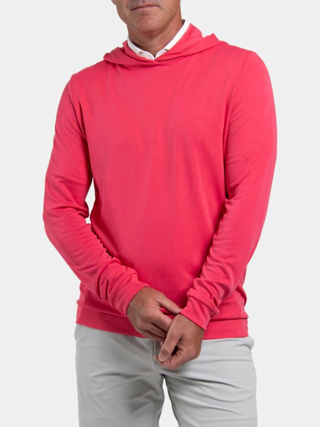 Kjus Men Kallen Hooded Stretch Midlayer rot