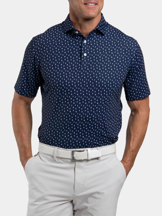 Kjus Men Golfer Halbarm Polo navy
