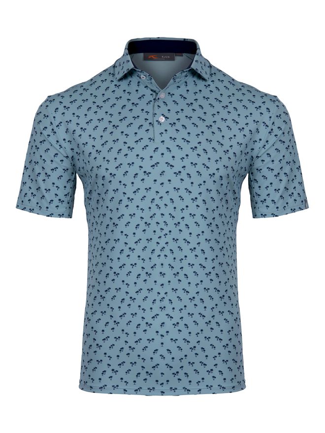 Kjus Men Golfer Halbarm Polo hellblau