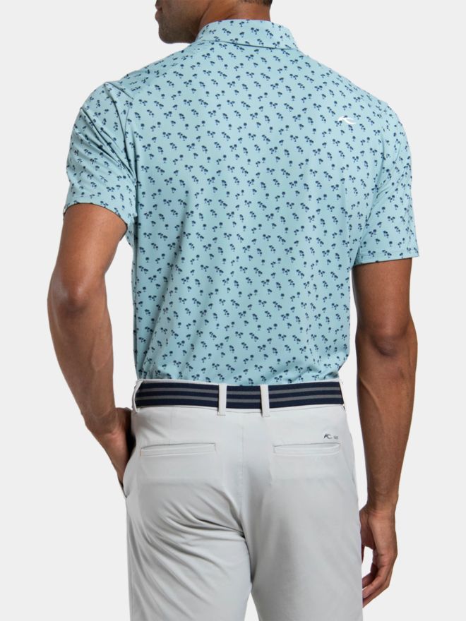 Kjus Men Golfer Halbarm Polo hellblau