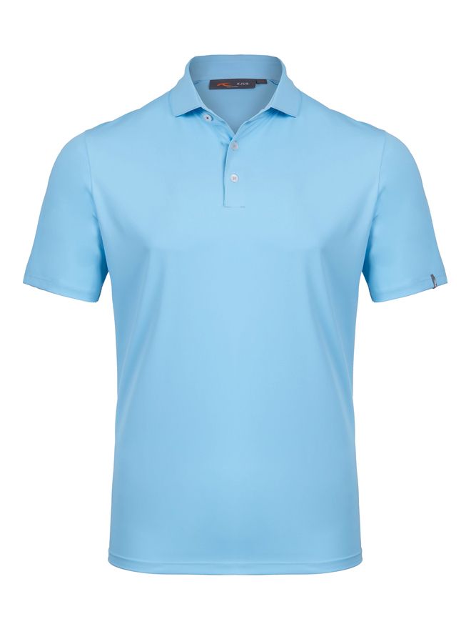Kjus Men Cool Point Halbarm Polo hellblau