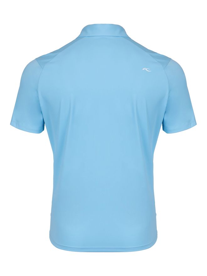 Kjus Men Cool Point Halbarm Polo hellblau