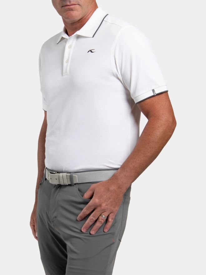 Kjus Pánská polokošile Stan 2.0 s krátkým rukávem námořnická modrá