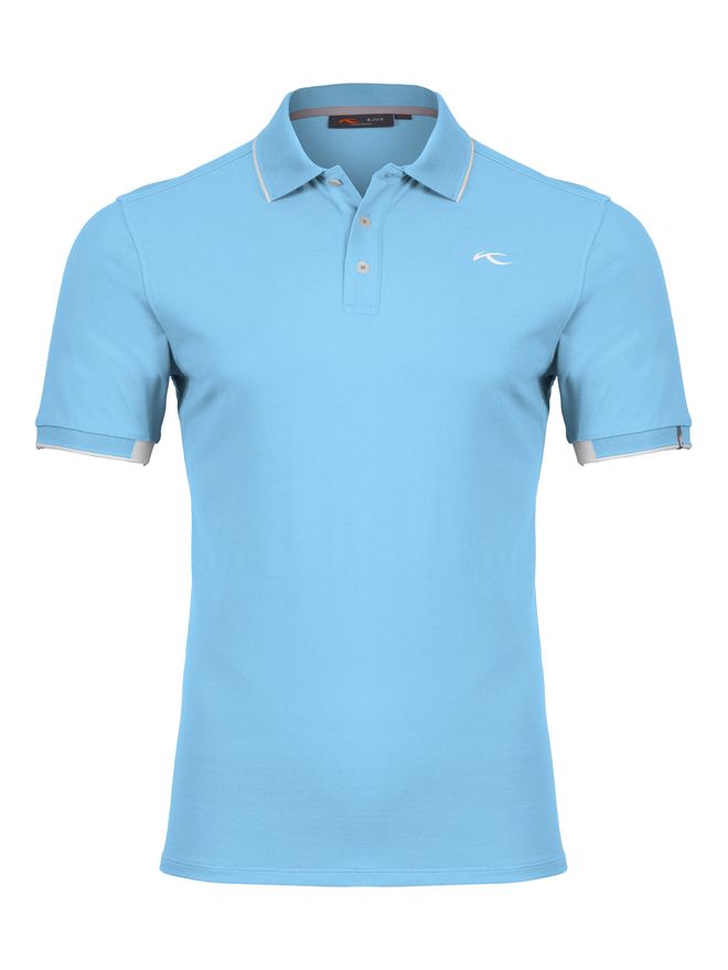 Kjus Men Stan 2.0 Halbarm Polo hellblau