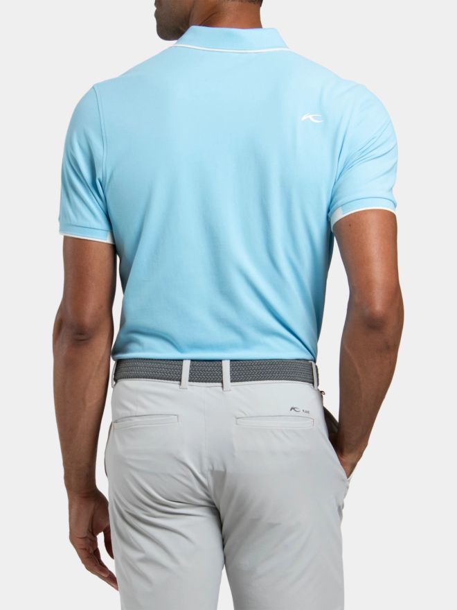 Kjus Pánská polokošile Stan 2.0 s krátkým rukávem světle modrá