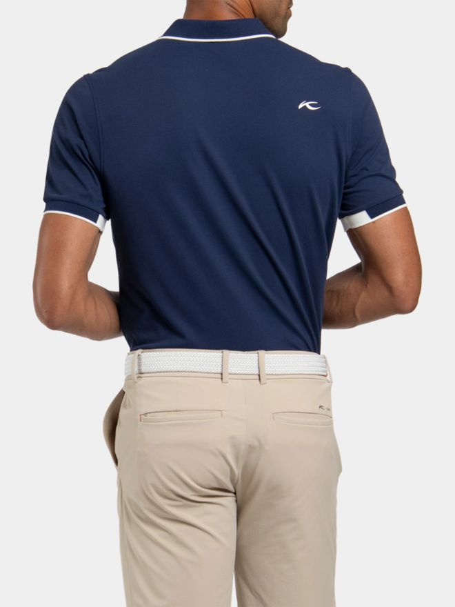 Kjus Pánská polokošile Stan 2.0 s krátkým rukávem mořská modrá