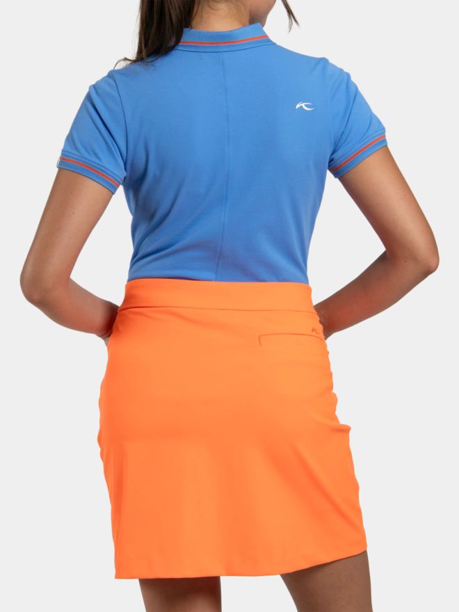 Kjus Women Sanna 2.0 Halbarm Polo blau