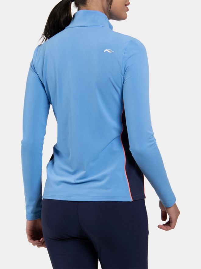 Kjus Women Shift Half-Zip Stretch Midlayer blau