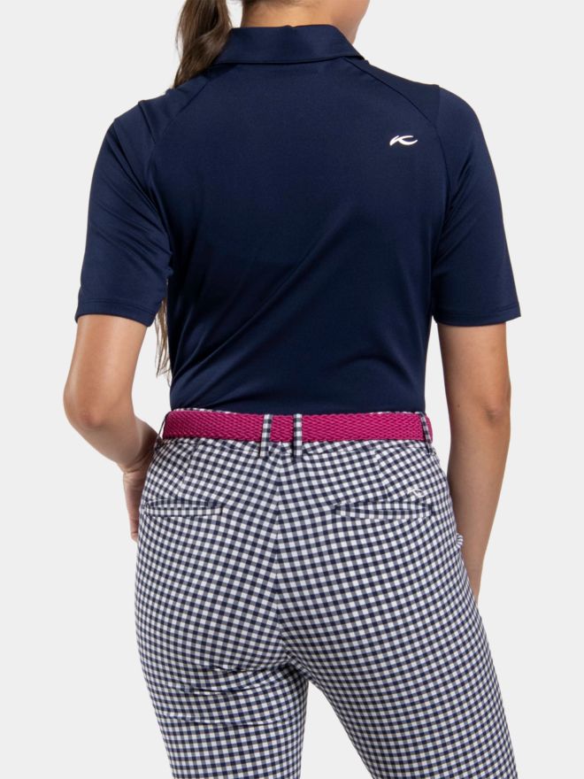 Kjus Women Lee Halbarm Polo navy