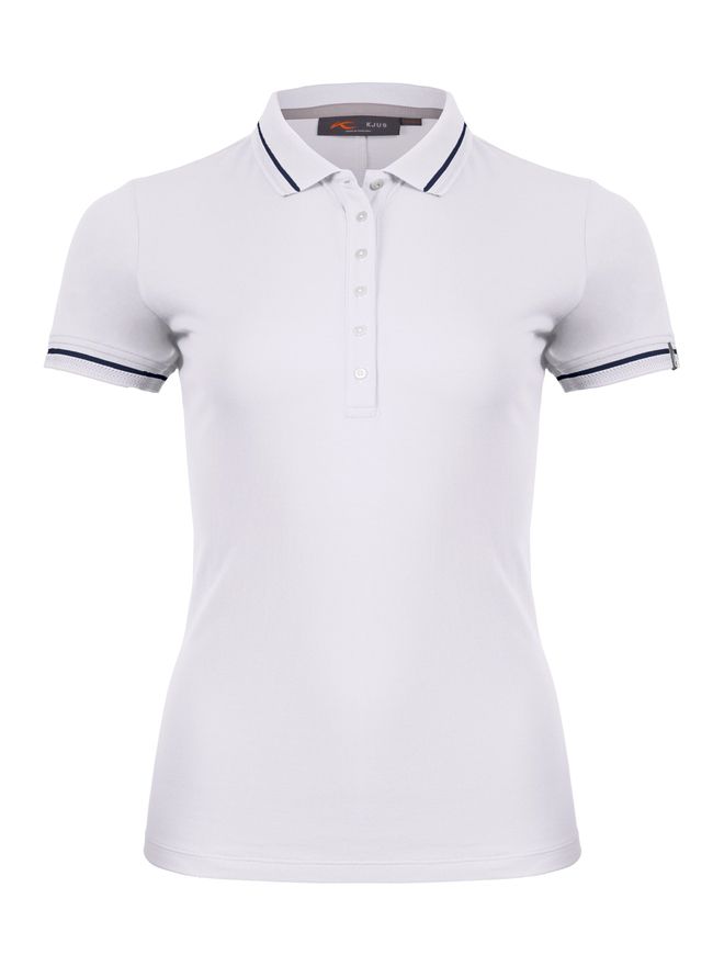 Kjus Women Sanna 2.0 Halbarm Polo weiß