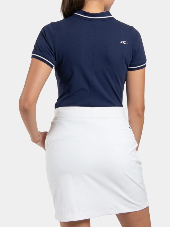 Kjus Women Sanna 2.0 Halbarm Polo navy