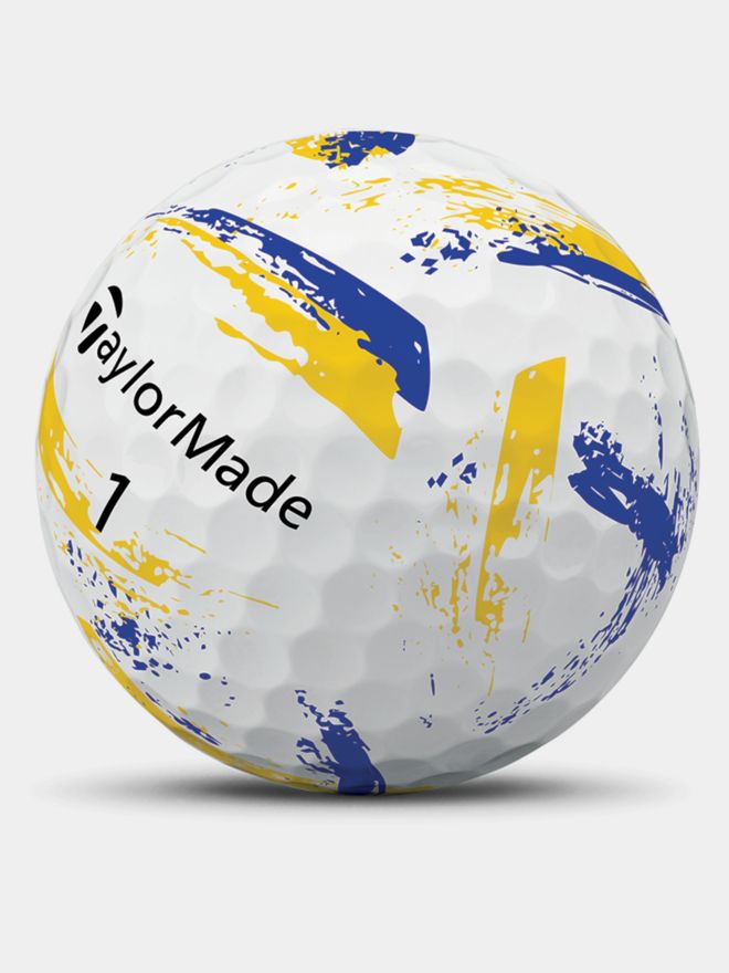 TaylorMade SpeedSoft Ink Golfbälle gelb