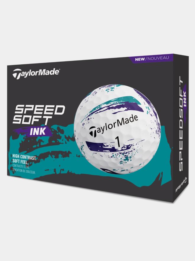 TaylorMade SpeedSoft Ink Golfbälle purple