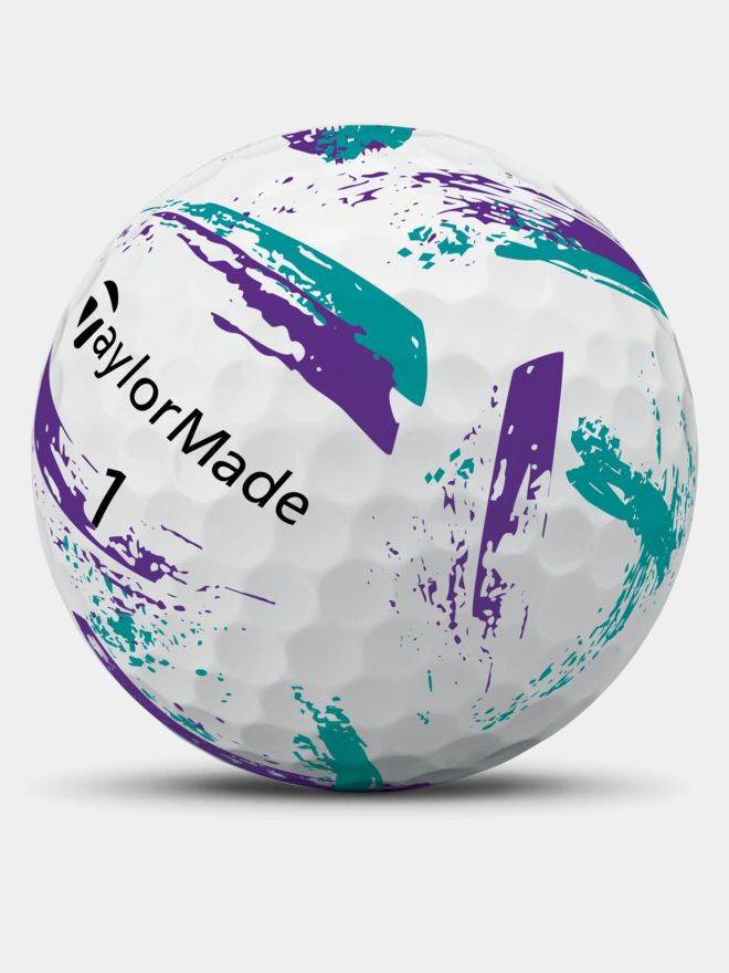 TaylorMade SpeedSoft Ink Golfbälle purple