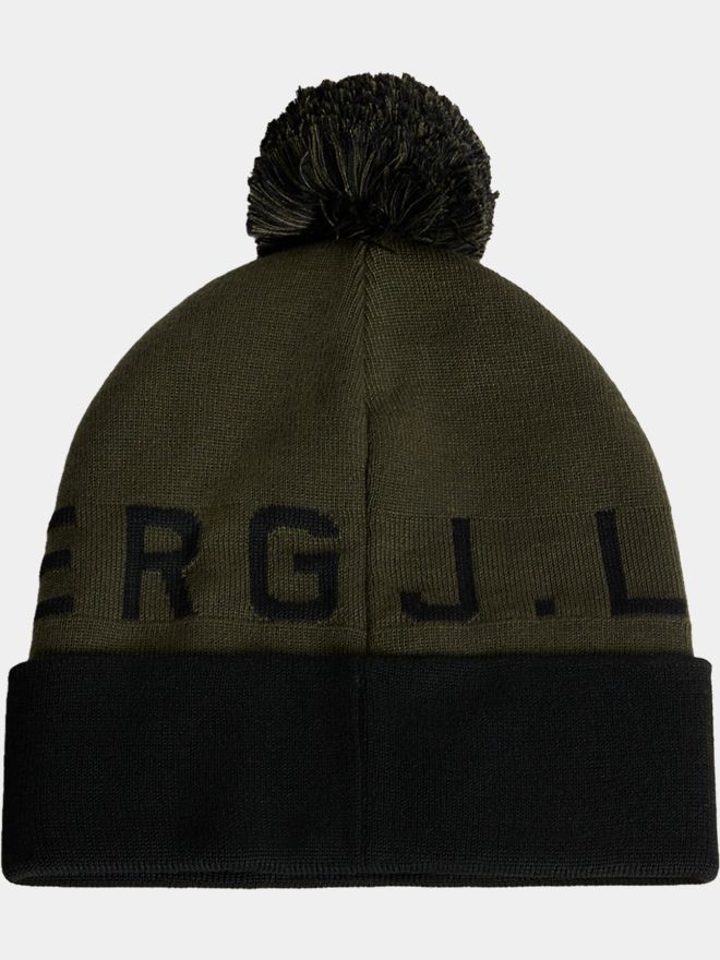 J.Lindeberg Brannon Beanie Mütze schwarz