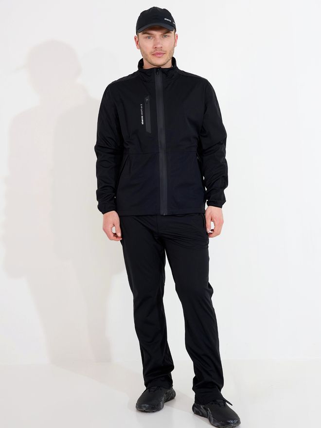 Abacus Bounce Regen Jacke schwarz