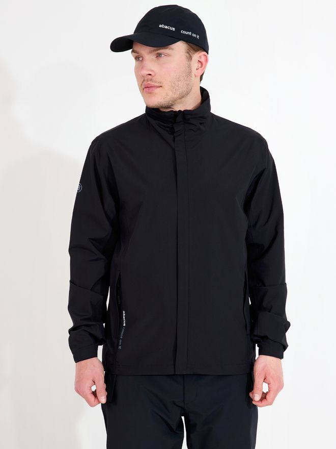 Abacus Links Stretch Regen Jacke schwarz