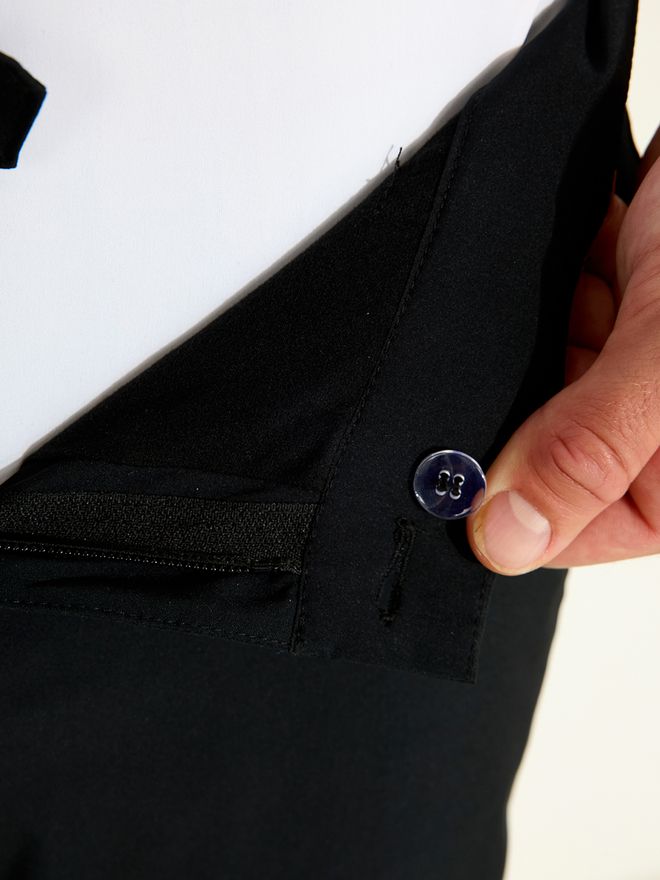 Abacus Links Stretch Regen Hose schwarz