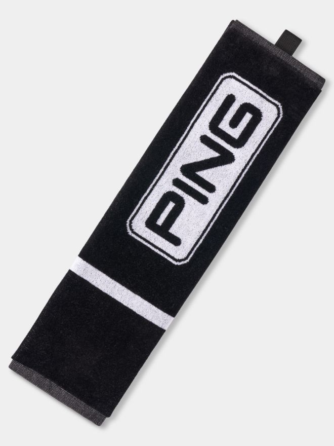 Ping Trojitý ručník černá