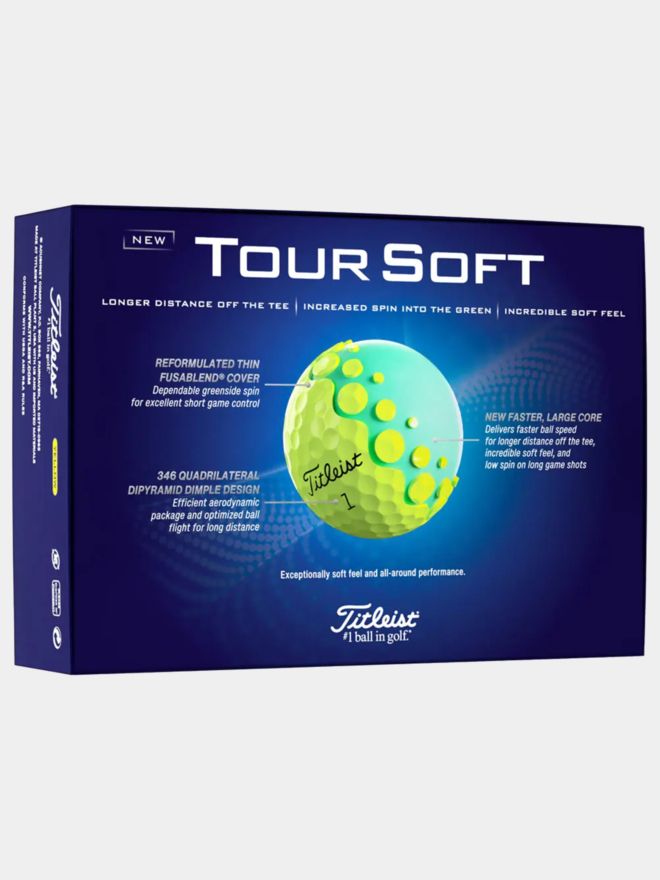 Titleist Tour Soft Golfbälle gelb