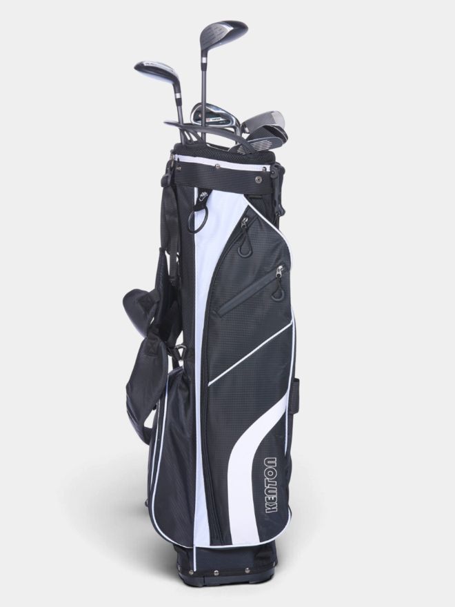 Kenton True Black Halbsatz (#3,Hy.4,E7,9,SW+Putter+Carrybag) Graphit, Regular