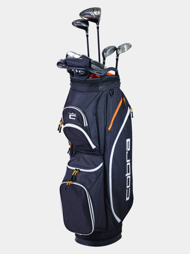Cobra FLY-XL Komplettset mit Graphitschäften in den Eisen Graphit, Regular