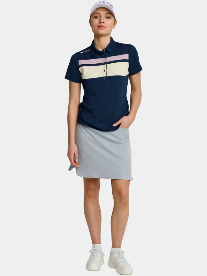 Backtee Trophy Halbarm Polo navy
