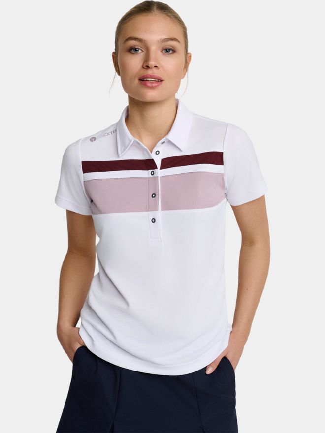 Backtee Trophy Halbarm Polo beere