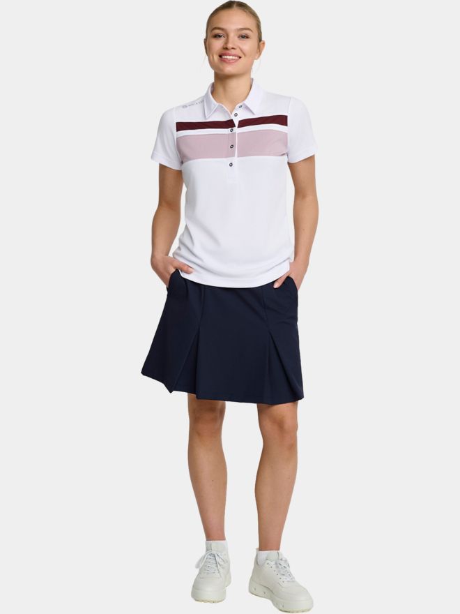 Backtee Trophy Halbarm Polo beere