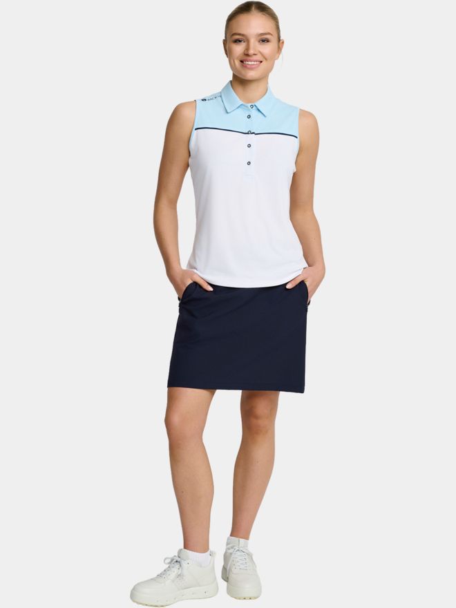 Backtee Winner ohne Arm Polo weiß