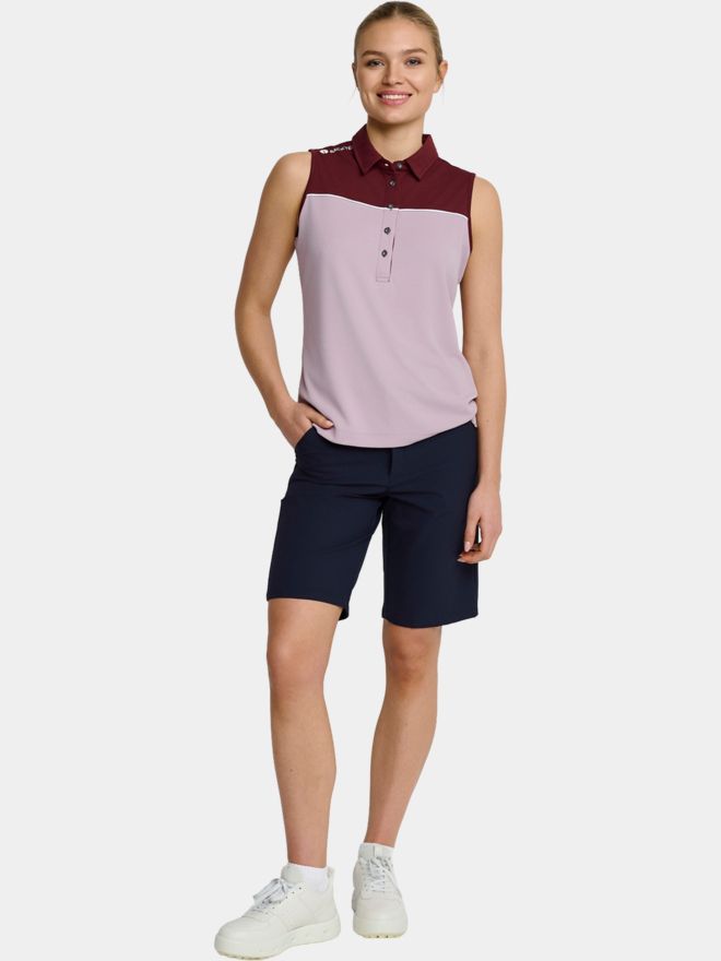 Backtee Winner ohne Arm Polo beere