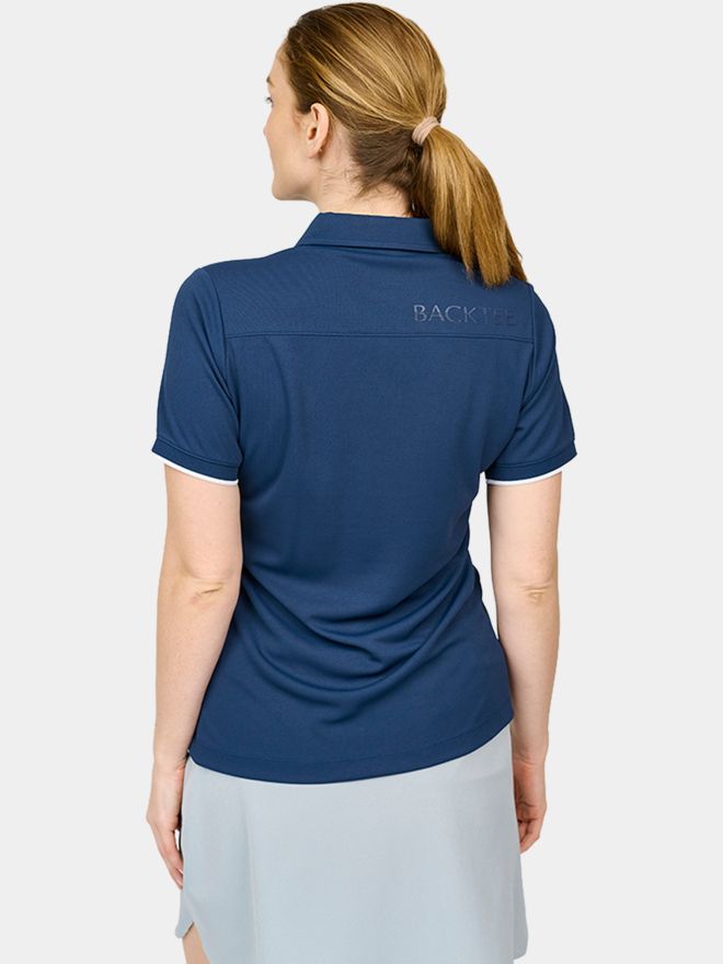 Backtee Classic Halbarm Polo navy