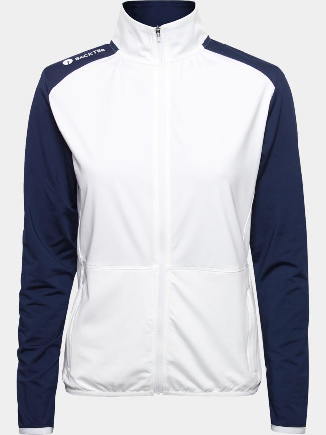 Backtee Full-Zip Baselayer Stretch Jacke navy