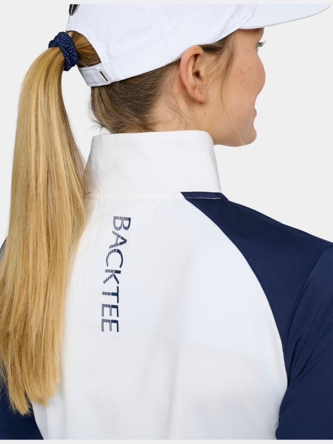 Backtee Full-Zip Baselayer Stretch Jacke navy