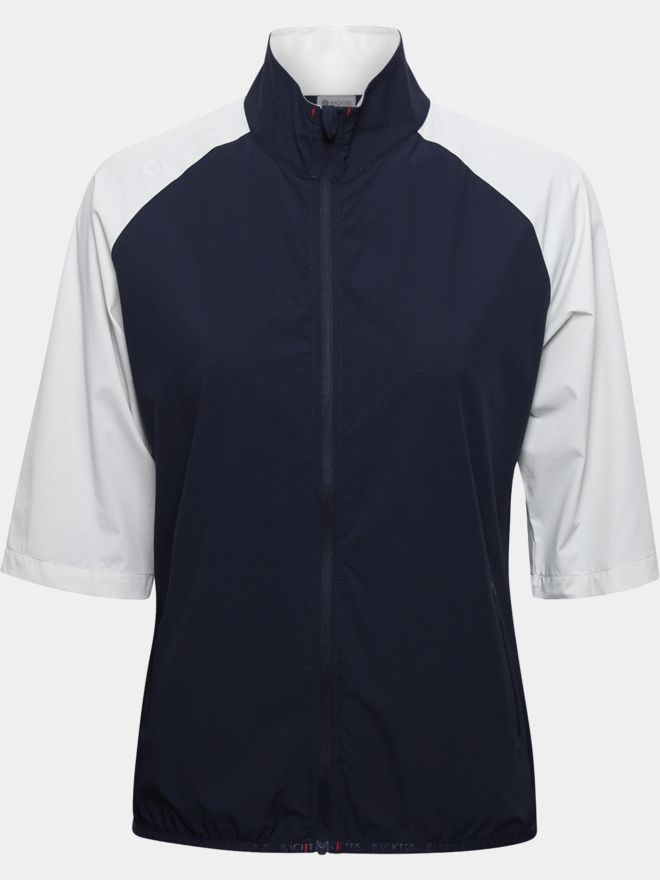 Backtee Windstopp Shirt navy