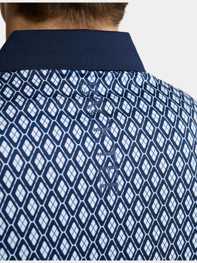 Backtee Classic Golf Halbarm Polo navy