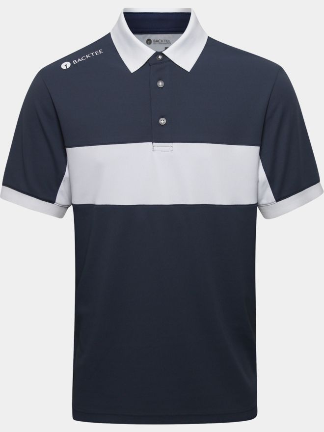 Backtee Focus Halbarm Polo navy