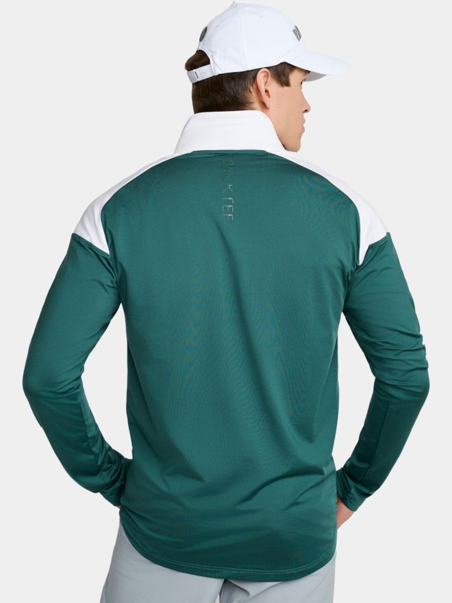 Backtee Major Stretch Midlayer dunkelgrün
