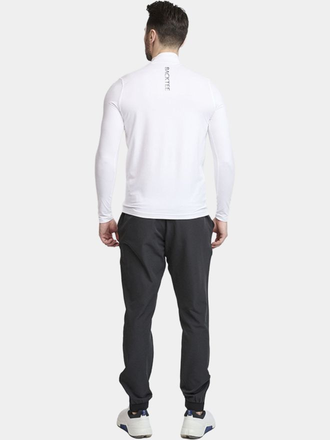 Backtee First Skin Turtle Neck Stretch Unterzieher weiß