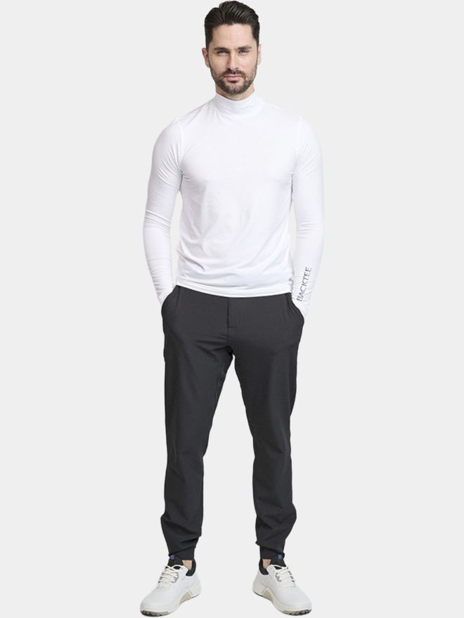Backtee First Skin Turtle Neck Stretch Unterzieher weiß
