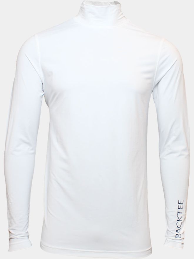 Backtee First Skin Turtle Neck Stretch Unterzieher weiß