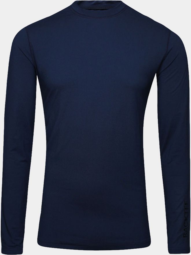 Backtee First Skin Round Neck Stretch Unterzieher navy