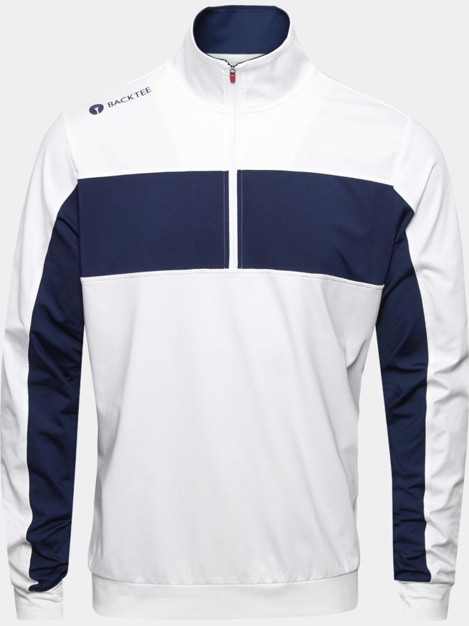 Backtee Long Drive Baselayer Stretch Midlayer weiß