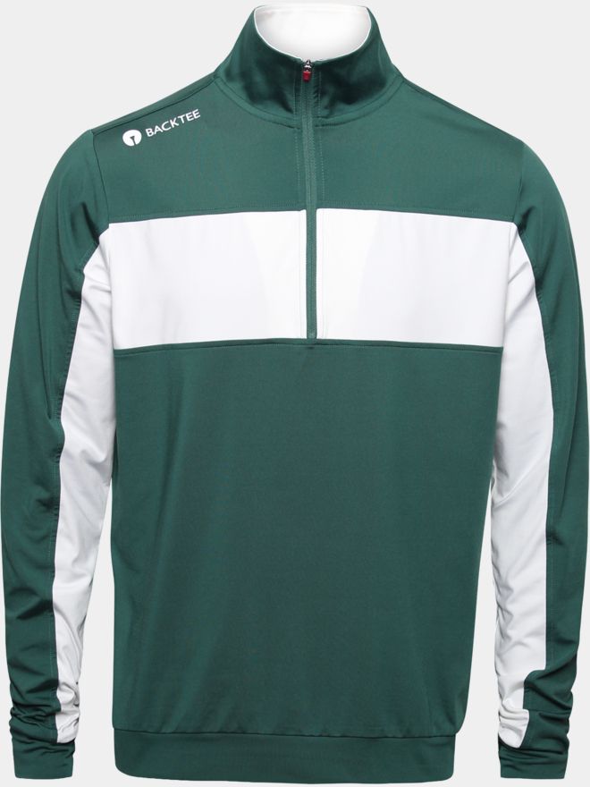 Backtee Long Drive Baselayer Stretch Midlayer dunkelgrün