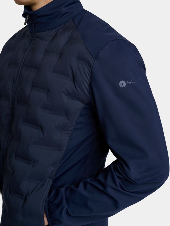 Backtee Hybrid Jacke navy